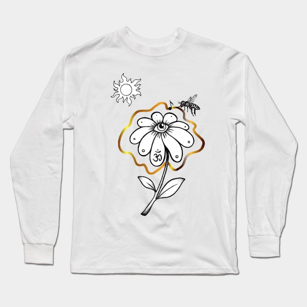 Sipping from the third eye Long Sleeve T-Shirt by VanessArtisticSoul